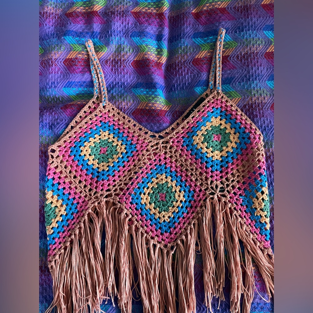 Crotchet Lulus top